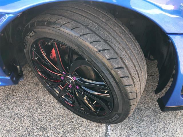 インプレッサ ＷＲＸ　禁煙車　レカロシート　社外マフラー　ナビ　フルセグ　ブルートゥース　ＤＶＤビデオ　ＣＤ　ラジオ　前後ドライブレコーダー　ＥＴＣ　タイベル交換済み　社外１７アルミ　社外エアロ　ＨＩＤライト　外スピーカー（7枚目）