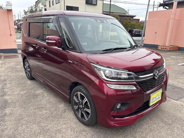 ソリオバンディット ハイブリッドMV ナビフルセグ ブルートゥース DVDビデオ CDラジオ Bモニタ ETC2.0 両側電動スライドドア ワンオーナ禁煙 LEDライト LEDフォグランプ ブルーイルミ パドルシフト アダクティブクルコン(55枚目)