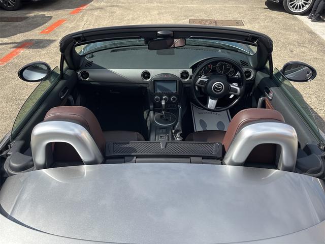 ロードスター VS RHT 禁煙車 ナビ フルセグTV ブルートゥース DVDビデオ CDラジオ バックモニタ ETC ドラレコ パドルシフト 左右シートヒーター HIDライト 専用革シート Wエアバック サイドエアバック(42枚目)