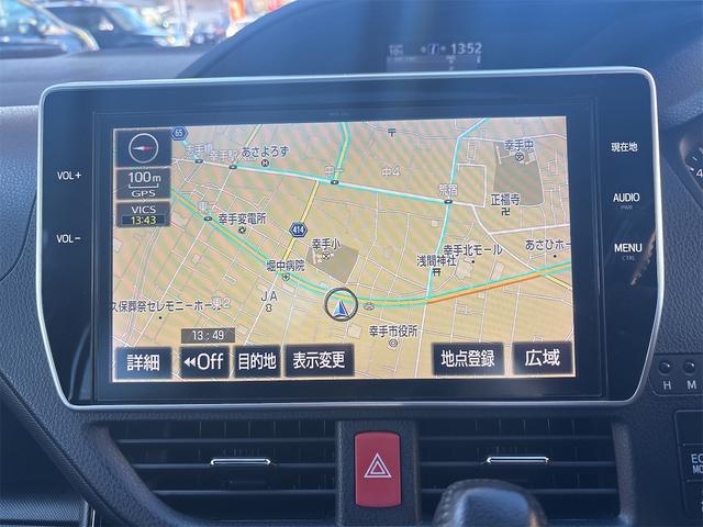 ノア Si 11インチナビフルセグ ブルートゥース DVDビデオ CD バックモニタ ETC モデリスタフルエアロ Wサンルーフ 左電動スライドドア 禁煙 8人乗り ブレーキサポート プッシュスタートLEDライト(14枚目)