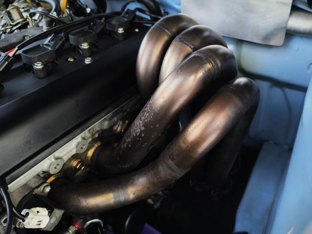 スプリンタートレノ 　ＡＥ１１１エンジン（公認）　ＡＥ８６　５速ミッション　社外ハイカム　ＡＥ１０１　４スロ　ＫＯＹＯラジエーター　社外エキマニ　ＴＲＤ　ＬＳＤ　ＴＥＣ－ＡＲＴＳマフラー・車高調　社外ロールバー（18枚目）