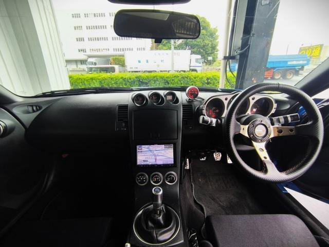 フェアレディＺ ベースグレード　ＨＫＳエアクリーナー／ＢＬＩＴＺラジエーター／社外エキマニ／社外マフラー／ＨＫＳ車高調／社外エアロ・ウイング／ＳＰＡＲＣＯシート／ＷＯＲＫ　ＥＭＯＴＩＯＮ　Ｄ９Ｒ　１９インチ（12枚目）