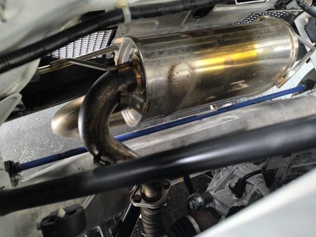 S660 α HKS GT100Rタービン・エアクリーナー・キャタライザー・フラッシュエディター/柿本改マフラー/BLITZ車高調/MUGENフルエアロ/Result Japan ボンネット・ウイング(22枚目)