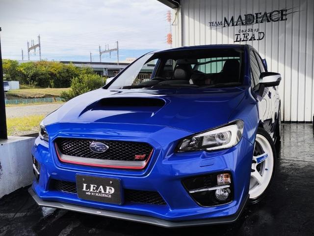ＷＲＸ ＳＴＩ ＳＴＩ　ワンオーナー／フジツボマフラー／ＴＥＩＮ車高調（ＥＤＦＣ付き）／ＳＴｉフロントリップ・サイドアンダースポイラー／ＳＴｉフロントグリル／ＡＤＶＡＮ　Ｒａｃｉｎｇ　ＧＴ　Ａ６０６１　Ｔ６　１８インチ（2枚目）