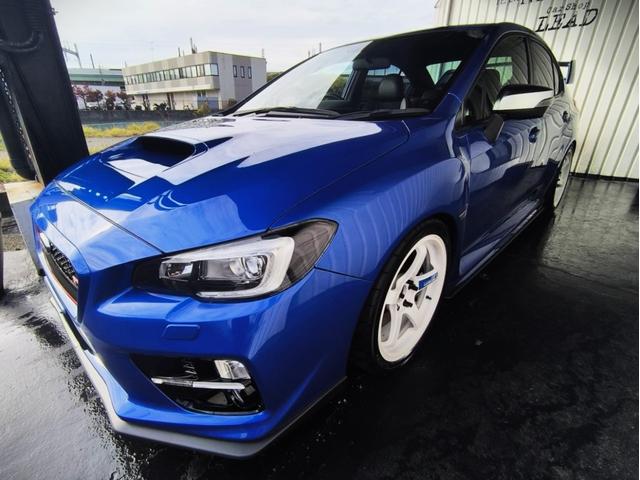ＷＲＸ ＳＴＩ ＳＴＩ　ワンオーナー／フジツボマフラー／ＴＥＩＮ車高調（ＥＤＦＣ付き）／ＳＴｉフロントリップ・サイドアンダースポイラー／ＳＴｉフロントグリル／ＡＤＶＡＮ　Ｒａｃｉｎｇ　ＧＴ　Ａ６０６１　Ｔ６　１８インチ（5枚目）
