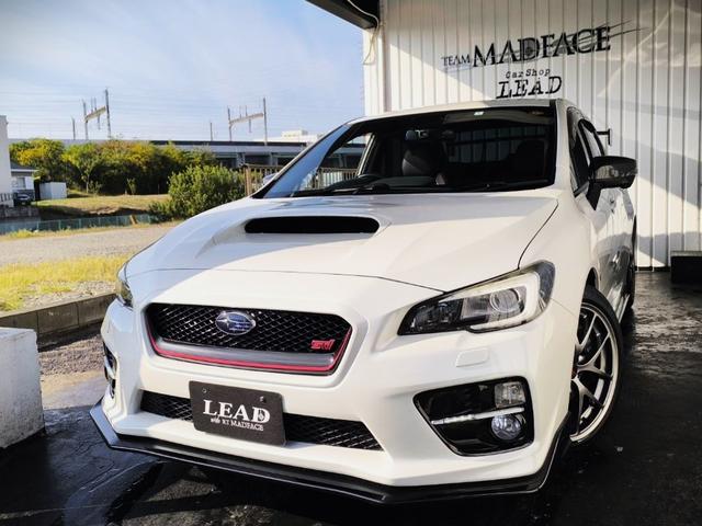 WRX STI STI タイプS HKSマフラー/純正ビルシュタイン/DIXCELローター/STiフルエアロ・カーボンウイング・フロントグリル/AXIS PARTSカーボンミラー/Panasonicナビ/純正 18インチホイール(2枚目)