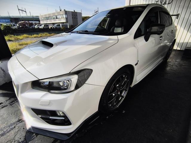 WRX STI STI タイプS HKSマフラー/純正ビルシュタイン/DIXCELローター/STiフルエアロ・カーボンウイング・フロントグリル/AXIS PARTSカーボンミラー/Panasonicナビ/純正 18インチホイール(5枚目)