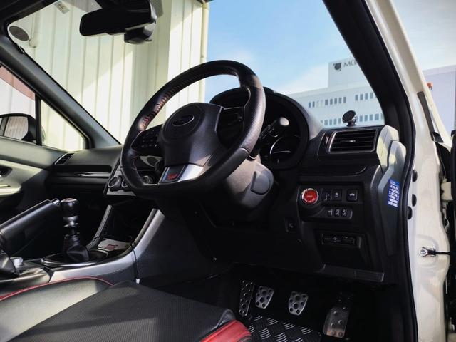 WRX STI STI タイプS HKSマフラー/純正ビルシュタイン/DIXCELローター/STiフルエアロ・カーボンウイング・フロントグリル/AXIS PARTSカーボンミラー/Panasonicナビ/純正 18インチホイール(7枚目)