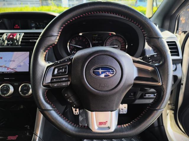 WRX STI STI タイプS HKSマフラー/純正ビルシュタイン/DIXCELローター/STiフルエアロ・カーボンウイング・フロントグリル/AXIS PARTSカーボンミラー/Panasonicナビ/純正 18インチホイール(26枚目)