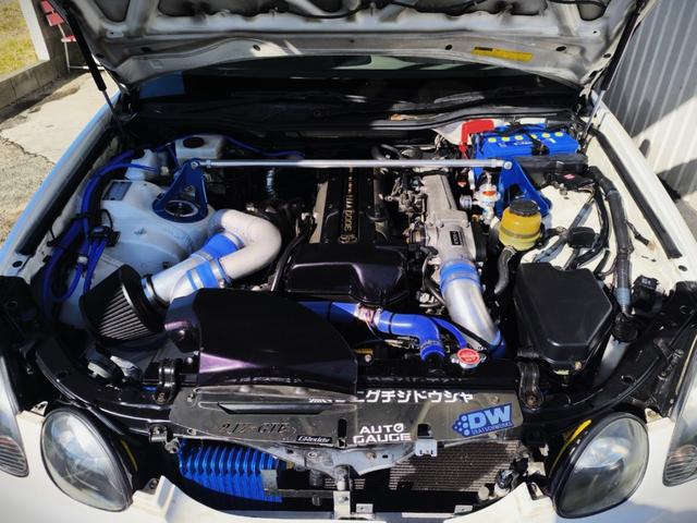 アリスト Ｖ３００　ＧＲｅｄｄｙ　ＴＤ０６－２５Ｇ　タービン　ＴＯＭ’Ｓ　マフラー　ＨＫＳ　Ｆ－ＣＯＮ　ＶＰＲＯ　Ｖｅｒ．３．４　Ｒｅｖｏｌｕｔｉｏｎ　フルエアロ　ＷＯＲＫ　ＥＭＯＴＩＯＮ　ＣＲ　２Ｐ　１８インチ（6枚目）