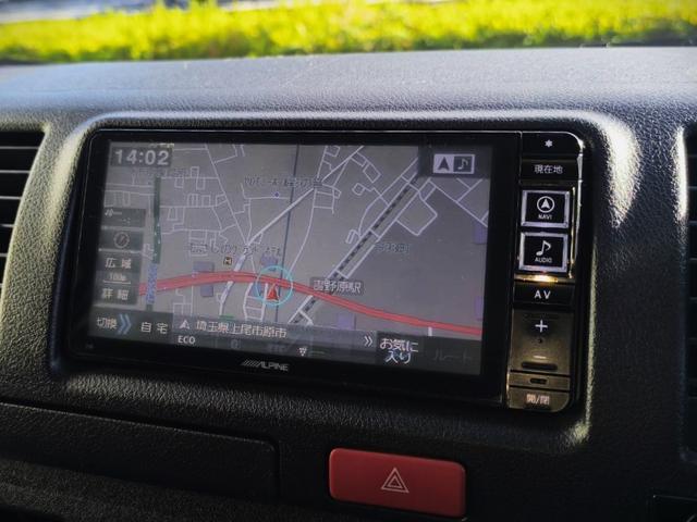 レジアスエースバン ロングDX GLパッケージ バンからワゴンに変更(12乗り公認済み)/PIVOT スロコン/社外 フロントリップ/ALPINEフリップダウンモニター・ナビ/デジタルインナーミラー/シートカバー/社外 16インチホイール(19枚目)