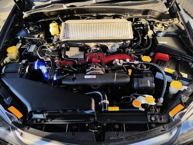 インプレッサ WRX STi ZERO SPORTインテークパイプ/STi純正オプションマフラー・フロントリップ/HKS車高調/Defiブースト計/NARDIステアリング/G.speed G-01 18インチホイール(6枚目)