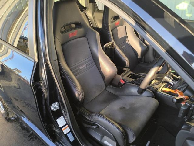 インプレッサ WRX STi ZERO SPORTインテークパイプ/STi純正オプションマフラー・フロントリップ/HKS車高調/Defiブースト計/NARDIステアリング/G.speed G-01 18インチホイール(8枚目)