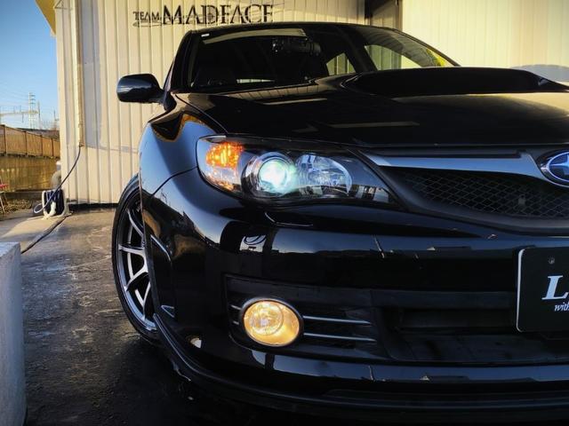 インプレッサ WRX STi ZERO SPORTインテークパイプ/STi純正オプションマフラー・フロントリップ/HKS車高調/Defiブースト計/NARDIステアリング/G.speed G-01 18インチホイール(44枚目)