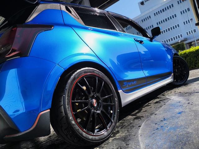 スイフトスポーツ ベースグレード　ワンオーナー　ＨＫＳ　エアクリーナー　ＨＫＳ　Ｈｉ－Ｐｏｗｅｒ　ＳＰＥＣ－Ｌ　マフラー　ＨＫＳ　Ｈｉ－Ｐｏｗｅｒ　ＳＰＥＣ－Ｒ　車高調　ＲＡＹＳ　ＧＲＡＭ　ＬＩＧＨＴＳ　５７Ｘｔｒｅｍｅ　１７インチ（56枚目）