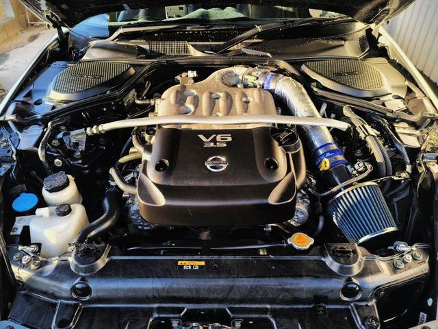 フェアレディZ バージョンST HPIエアクリーナー/TOMEIチタンマフラー/社外イグニッションコイル/TEIN車高調/STAGEA純正フロントアッパーアーム/originフルエアロ/central20ボンネット(6枚目)