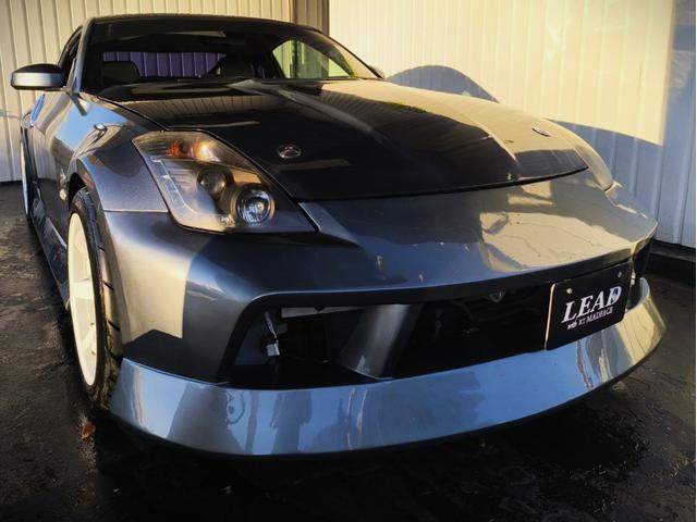 フェアレディZ バージョンST HPIエアクリーナー/TOMEIチタンマフラー/社外イグニッションコイル/TEIN車高調/STAGEA純正フロントアッパーアーム/originフルエアロ/central20ボンネット(38枚目)