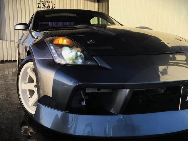 フェアレディZ バージョンST HPIエアクリーナー/TOMEIチタンマフラー/社外イグニッションコイル/TEIN車高調/STAGEA純正フロントアッパーアーム/originフルエアロ/central20ボンネット(39枚目)