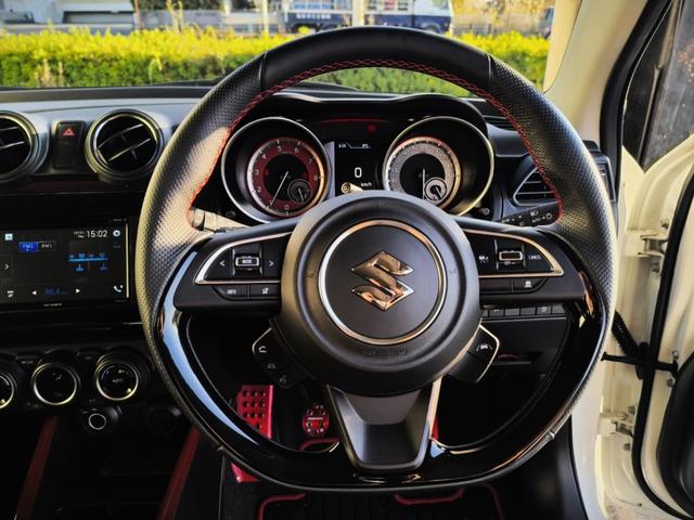 スイフトスポーツ 　１オーナー車／ＨＫＳエアクリーナー・ブローオフ／モンスタースポーツマフラー・スプリング・ウイング／ＮＯＢＬＥＳＳＥアイライン／ＲＡＣＩＮＧ　ＧＥＡＲフォグ／ＷＯＲＫＥＭＯＴＩＯＮ　Ｔ５Ｒ　１８インチ（24枚目）