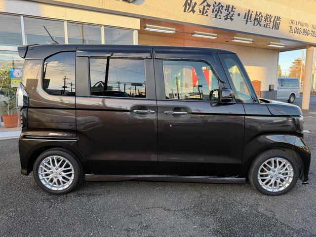 Ｎ－ＢＯＸカスタム Ｌターボ　／ホンダセンシング／純正ナビ・ＴＶ／両側電動スライドドア／ハーフレザーシート／バックカメラ／純正１５インチＡＷ／ＥＴＣ／（4枚目）