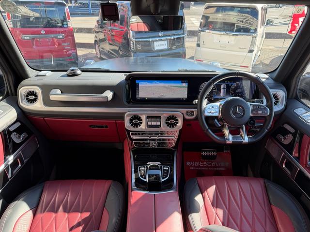 Ｇクラス Ｇ６３　／Ｇ　ｍａｎｕｆａｋｔｕｒプログラム＋／マグノナイトブラック／純正２１インチＡＷ／ベンガルレッド×ブラックナッパレザー／（15枚目）
