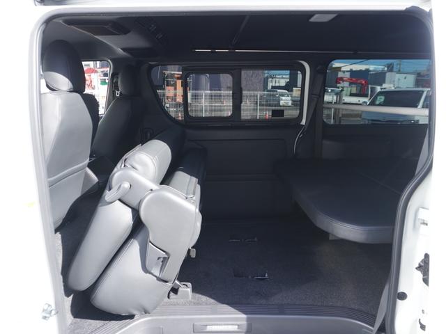 ハイエースバン スーパーGL ダークプライムII BIG-Xシンプルモデル ETC ベッドキット 全周囲カメラ フロントスポイラー バッドパネルボンネット ESSEX17インチアルミ 25mmオーバーフェンダー(76枚目)