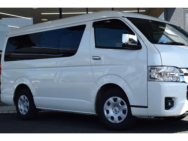 ハイエースワゴン ＧＬ　Ｌ字ベッドキット　車中泊　フローティングナビ　ＥＴＣ　１２．８型後席モニター　全周囲カメラ　クリアランスソナー　衝突軽減ブレーキ　ステアリングスイッチ　デジタルインナーミラー　ＬＥＤヘッドライト（9枚目）