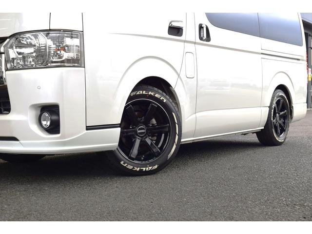 ハイエースバン スーパーＧＬ　ダークプライムＩＩ　ＥＴＣ　クリアランスソナー　レーンアシスト　衝突被害軽減システム　両側電動スライドドア　オートマチックハイビーム　スマートキー　電動格納ミラー　後席モニター　ＡＴ　アルミホイール　１００Ｖ電源　ＥＳＣ（50枚目）