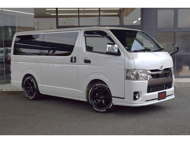 ハイエースバン スーパーＧＬ　ダークプライムＩＩ　ＥＴＣ　クリアランスソナー　レーンアシスト　衝突被害軽減システム　両側電動スライドドア　オートマチックハイビーム　スマートキー　電動格納ミラー　後席モニター　ＡＴ　アルミホイール　１００Ｖ電源　ＥＳＣ（51枚目）