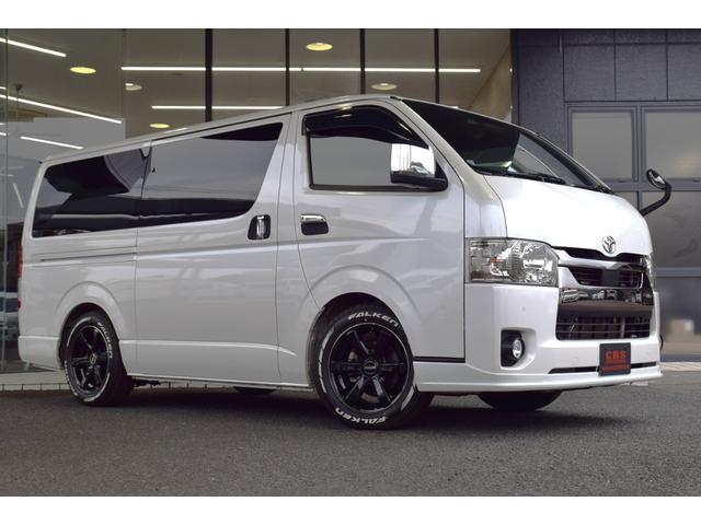 ハイエースバン スーパーＧＬ　ダークプライムＩＩ　ＥＴＣ　クリアランスソナー　レーンアシスト　衝突被害軽減システム　両側電動スライドドア　オートマチックハイビーム　スマートキー　電動格納ミラー　後席モニター　ＡＴ　アルミホイール　１００Ｖ電源　ＥＳＣ（53枚目）