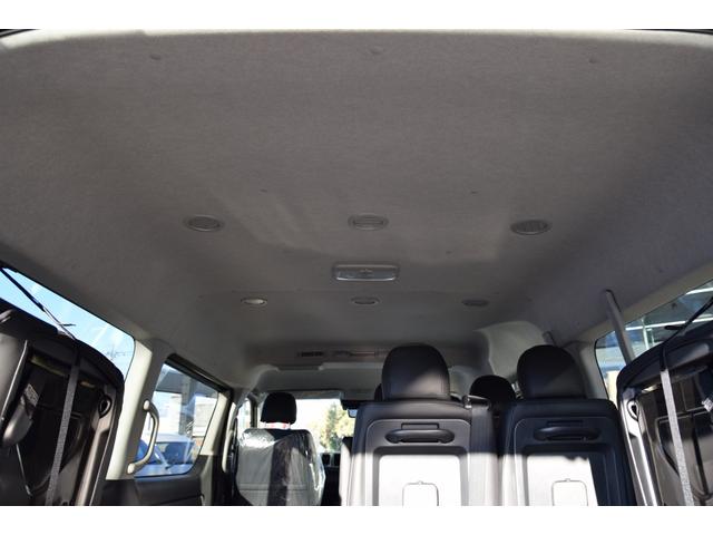 ハイエースワゴン GL 千葉BLACKSTYLE フロントバンパーガード ESSEX16インチアルミ 25mmオーバーフェンダー フローティングナビ 12.8型後席モニター 天井スピーカー デジタルインナーミラー(21枚目)