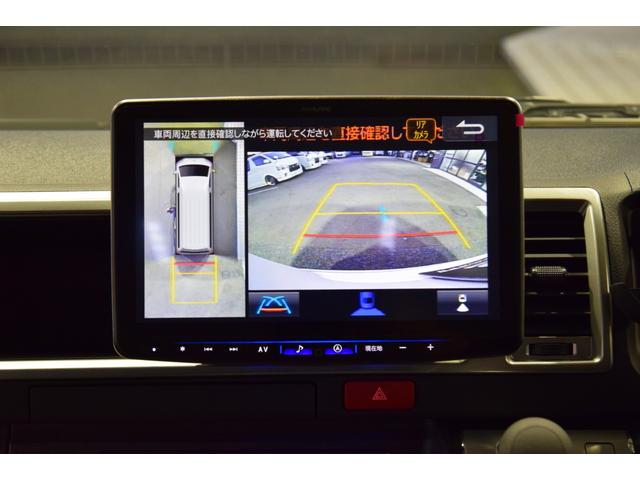 ハイエースワゴン GL 千葉BLACKSTYLE フロントバンパーガード ESSEX16インチアルミ 25mmオーバーフェンダー フローティングナビ 12.8型後席モニター 天井スピーカー デジタルインナーミラー(32枚目)