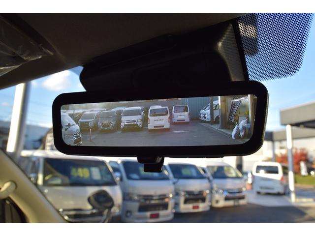 ハイエースワゴン GL 千葉BLACKSTYLE フロントバンパーガード ESSEX16インチアルミ 25mmオーバーフェンダー フローティングナビ 12.8型後席モニター 天井スピーカー デジタルインナーミラー(41枚目)