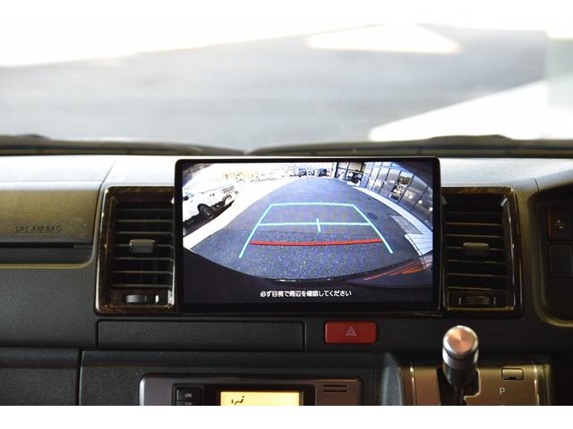 ハイエースバン スーパーGL ダークプライムII ローダウン ベッドキット 車中泊 フロントスポイラー ESSEX17インチアルミ フローティングナビ 10.1型後席モニター LEDヘッドライト LEDテールランプ バックカメラ付き防眩ミラー(36枚目)