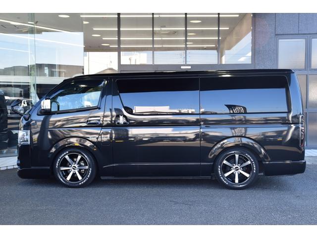 ハイエースバン スーパーGL ダークプライムII ローダウン ベッドキット 車中泊 フロントスポイラー ESSEX17インチアルミ フローティングナビ 10.1型後席モニター LEDヘッドライト LEDテールランプ バックカメラ付き防眩ミラー(68枚目)