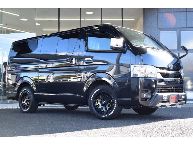 ハイエースバン スーパーGL ダークプライムII オフロードスタイル ETC 全周囲カメラ ナビ クリアランスソナー レーンアシスト 衝突被害軽減システム 両側スライドドア オートマチックハイビーム スマートキー 電動格納ミラー AT アルミホイール(11枚目)