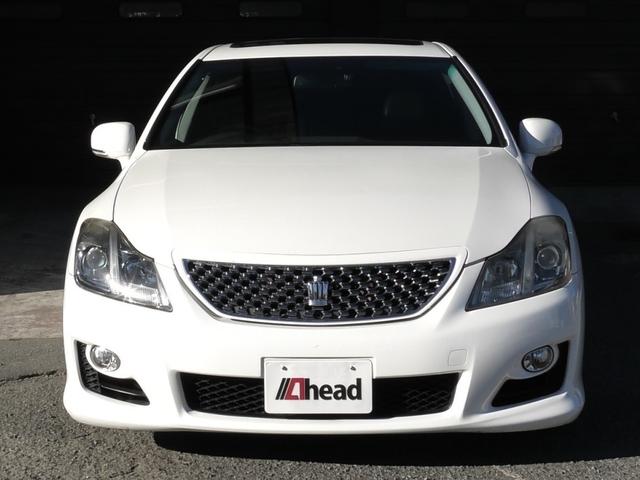 クラウン ３．５アスリート　＋Ｍ　スーパーチャージャー　ブレンボキャリパー　ＲＡＹＳ　ＲＥ３０　車高調　フジツボマフラー装着（2枚目）