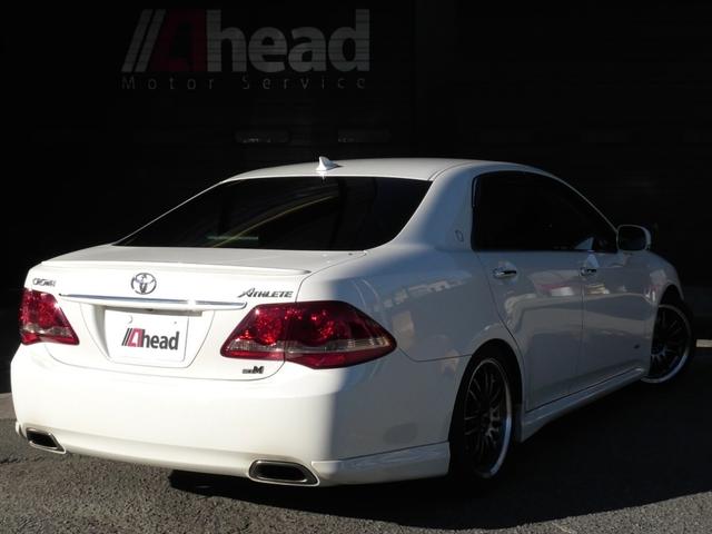 クラウン ３．５アスリート　＋Ｍ　スーパーチャージャー　ブレンボキャリパー　ＲＡＹＳ　ＲＥ３０　車高調　フジツボマフラー装着（6枚目）