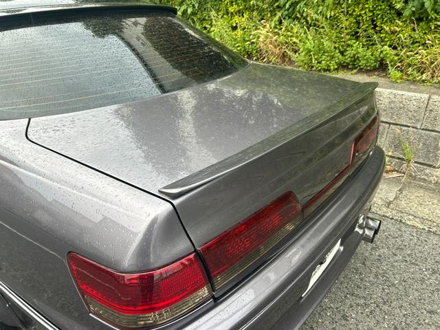 マークII ツアラーV サンルーフ MT載せ替え公認 フルデュアルマフラー 機械式LSD 社外強化クラッチ インタークーラー WORK T5R18インチ トラストプロフェックブーストコントローラー 前後V1フェンダー(10枚目)