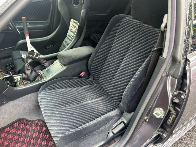 マークII ツアラーV サンルーフ MT載せ替え公認 フルデュアルマフラー 機械式LSD 社外強化クラッチ インタークーラー WORK T5R18インチ トラストプロフェックブーストコントローラー 前後V1フェンダー(19枚目)