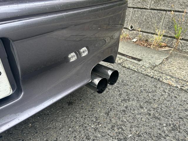 マークII ツアラーV サンルーフ MT載せ替え公認 フルデュアルマフラー 機械式LSD 社外強化クラッチ インタークーラー WORK T5R18インチ トラストプロフェックブーストコントローラー 前後V1フェンダー(20枚目)