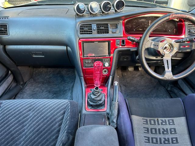 マークII ツアラーV MT公認済 サンルーフ 社外ラジエーター インタークーラー 機械式LSD ORC強化メタルツインクラッチ 社外フルエアロ BNスポーツフロントフェンダー WORK T5R2P18インチ(15枚目)