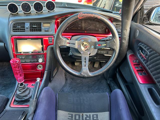 マークII ツアラーV MT公認済 サンルーフ 社外ラジエーター インタークーラー 機械式LSD ORC強化メタルツインクラッチ 社外フルエアロ BNスポーツフロントフェンダー WORK T5R2P18インチ(16枚目)