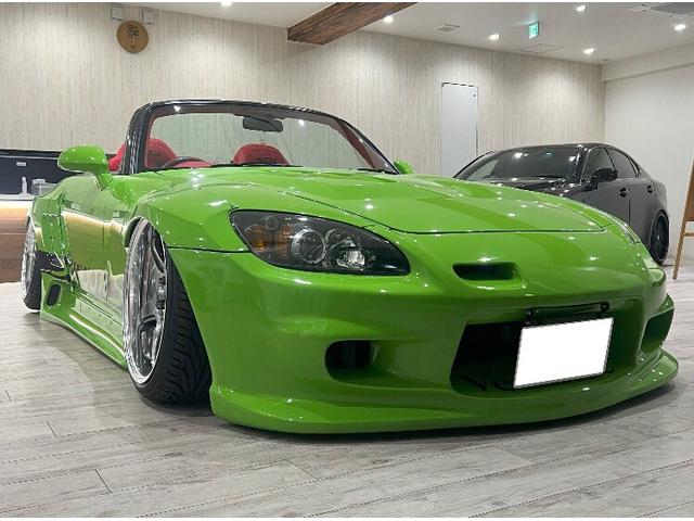 Ｓ２０００ ／２．０　／ＩＤＥＡＬエアサス／内装フル張替／ロケバニオーバーフェンダーＩＮＧＳエアロ（3枚目）