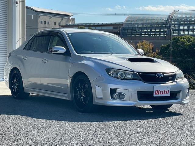 インプレッサ WRX STI Aライン 4WD ターボ パナソニックナビ DTV ETC プッシュスタート パドルシフト ハーフレザーシート STIトランクスポイラー ヴァレンティスモークテール ガナドールマフラー WORK19インチAW(10枚目)