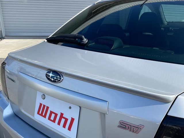 インプレッサ WRX STI Aライン 4WD ターボ パナソニックナビ DTV ETC プッシュスタート パドルシフト ハーフレザーシート STIトランクスポイラー ヴァレンティスモークテール ガナドールマフラー WORK19インチAW(59枚目)