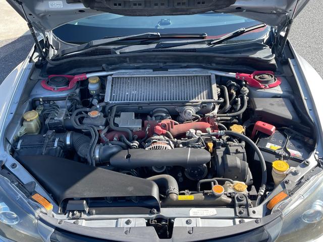 インプレッサ WRX STI Aライン 4WD ターボ パナソニックナビ DTV ETC プッシュスタート パドルシフト ハーフレザーシート STIトランクスポイラー ヴァレンティスモークテール ガナドールマフラー WORK19インチAW(60枚目)