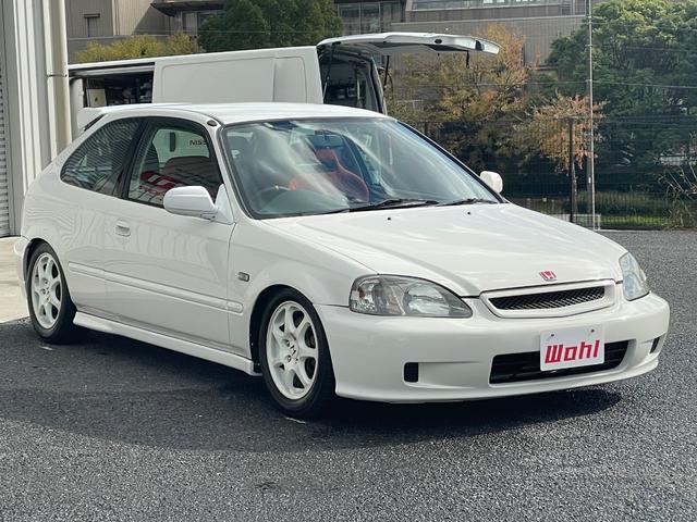 シビック タイプＲ　５速ＭＴ　ＶＴＥＣエンジン　カロッツェリアナビ　ＥＴＣ　ＲＥＣＡＲＯセミバケットシート　ＥＮＤＬＥＳＳ車高調　　社外ＬＳＤ　ＳＰＯＯＮマフラー　社外エキマニ　純正１５インチアルミホイール（18枚目）