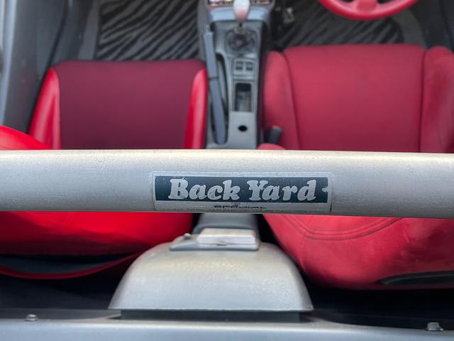 ビート ベースグレード 5速MT カロッツェリアナビ CD DVD ETC カロッツェリアスピーカー 運転席RECAROセミバケットシート 社外ステアリング 社外車高調 レーシングスパルコ13インチアルミホイール(50枚目)