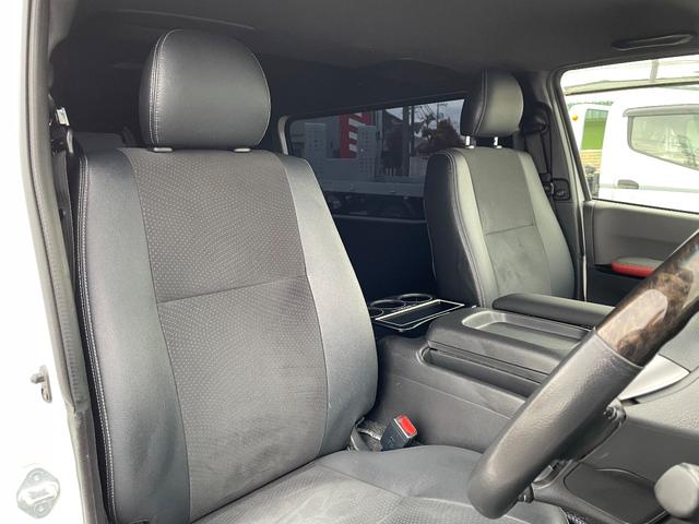 ハイエースバン スーパーＧＬ　ダークプライムＩＩ　ワンオーナー　アルパインナビ　ＤＴＶ　ＥＴＣ　デジタルインナーミラー　両側パワースライドドア　社外バンパー（Ｆ・Ｒ）　オーバーフェンダー　ＵＩｖｅｈｉｃｌｅショック　ＥＳＳＥＸ１８インチアルミホイール（12枚目）